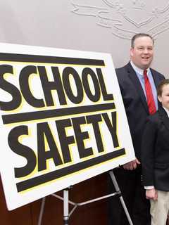 Hwang, Sandy Hook Parent Celebrate Passage Of Safer Schools Bill