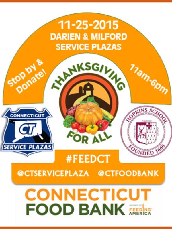 Interstate 95 Service Plazas In Darien Collecting Food 