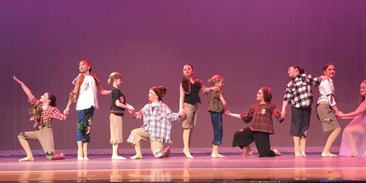 Seven Star dancers performing Lost Boys dance routine during 2016 Showcase on Saturday.