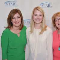 <p>Sharon Crowley of Fox5 News, Elizabeth Smart and Katie Banzhaf, Executive Director of STAR</p>