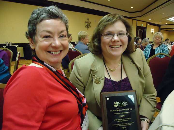 Left to Right: Pace&#x27;s Dr. Lin Drury and Dr. Sharon Wexler.