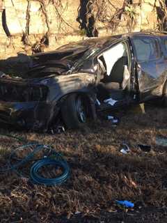 One-Car Rollover Crash In Shelton Injures 3, Snarls Traffic