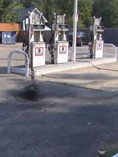 SUV Crashes Into Shrub Oak Gas Station