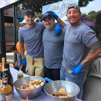 <p>Siegel Bros. Marketplace, which just opened on South Moger Avenue in Mount Kisco, will be offering gourmet take-out meals for Valentine&#x27;s Day. Shown are Jeremy, David and Doug Nevins, who are reviving the market started by their great-grandfather.</p>