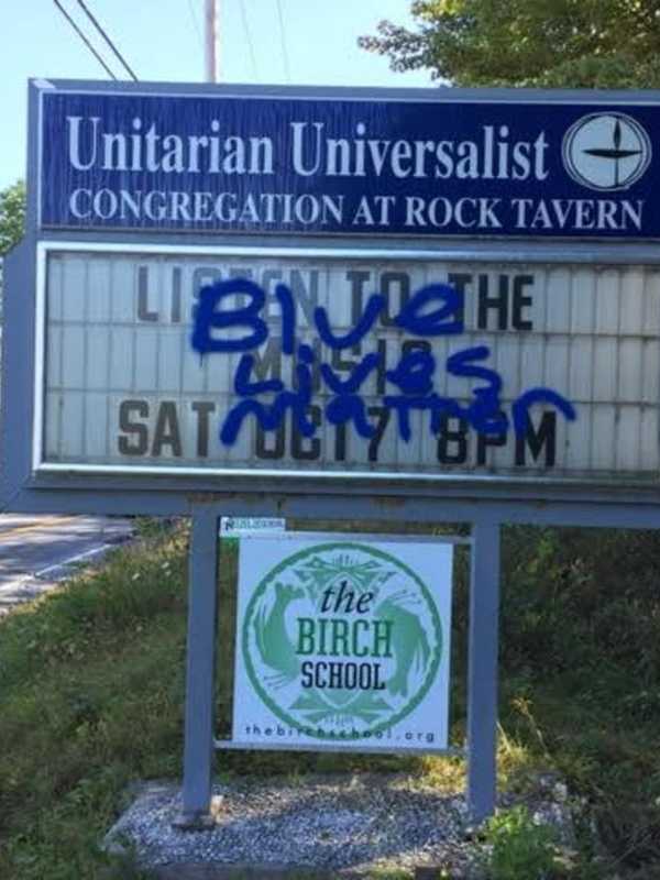 Vandals Target Rock Tavern Congregation