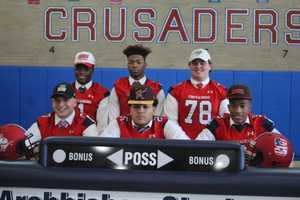 Six Stepinac Football Stars Sign To Play College Football