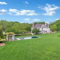 <p>The estate sits on nearly 20 private acres.</p>