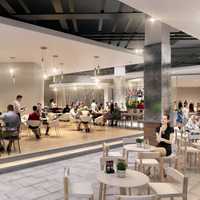 <p>A rendering of the proposed new Food Hall at The Westchester.</p>