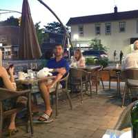 <p>Sofia&#x27;s in Hasbrouck Heights has a cozy patio where diners can sip espresso and linger over sinfully rich desserts.</p>