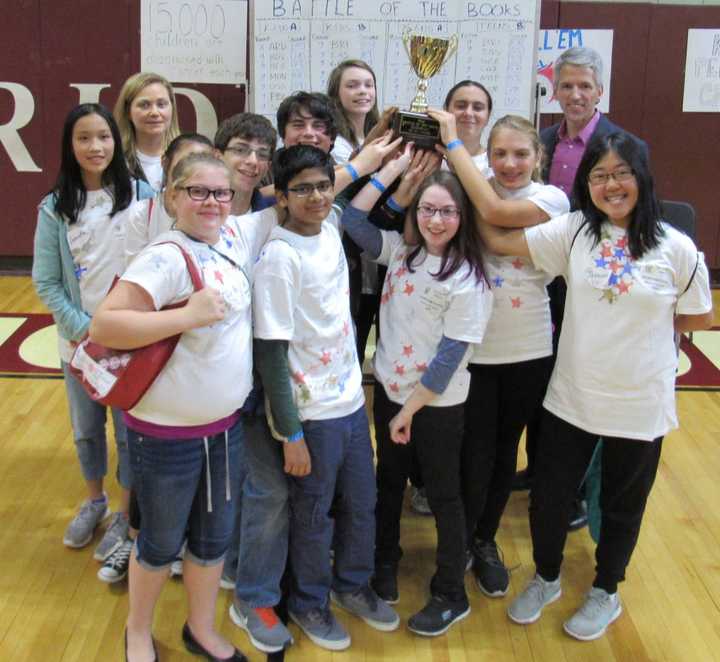 The Popcornians, representing the Somers Library
won the Teens&#x27; Tournament in the Westchester Library System&#x27;s third annual Battle of the Books.