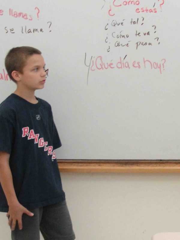Seventh-Graders Practice Their Spanish Skills At Irvington 