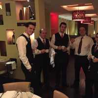 <p>The staff at Sparkill Steakhouse take an espresso break before the evening dinner rush.</p>