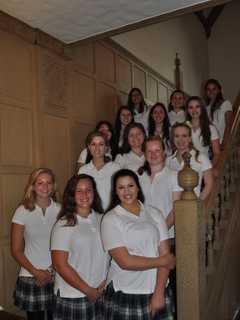 School Of The Holy Child Inducts 14 Into National Honor Society
