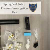 <p>Police said they found cocaine, a firearm magazine, a firearm silencer, more than $1600 in cash, more than 330 bags of heroin, and more than 11 grams of black tar heroin in John-Paul Vargas&#x27; car.</p>