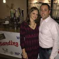 <p>Standing Up to Cancer Co-Chairs Nichole and Maurizio Paniccia of Trumbull</p>