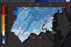 More Snow: New Projections Released For Storm Headed To MD, VA