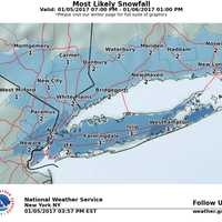 Snow Developing Tonight In Bridgeport Will Impact Morning Commute