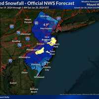 Latest Forecast Says Jersey Shore Towns Could Be Walloped With Most Snow In NJ (DETAILS)