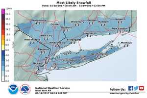 Snowfall Totals Uncertain For Storm Headed To Armonk
