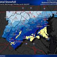 SNOW: 4 Inches Forecast For Philadelphia, Baltimore