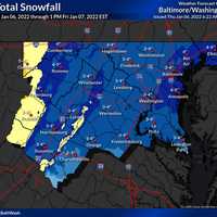 More Snow Possible, Winter Weather Advisory Issued In Maryland