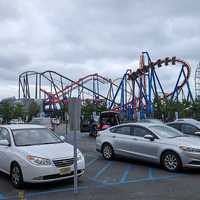 <p>A view of Six Flags Great Adventure Resort from the parking lot in Jackson Township, NJ.</p>