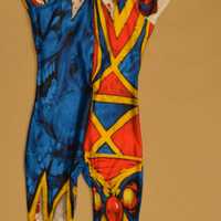 <p>The clown costume worn by one of the suspects arrested taking photos outside a Yonkers high school.</p>