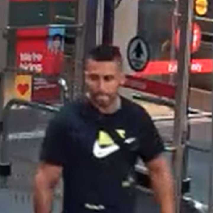 Authorities are searching for a man accused of stealing a vacuum worth nearly $400 from a Long Island store.