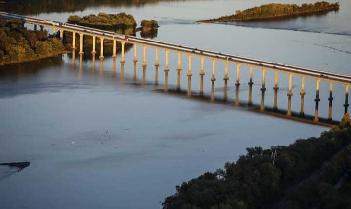 The Susquehanna River Bridge.