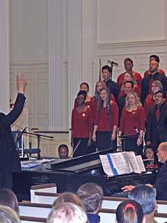 SymphoNYChorus Sings Songs Of The Christmas Season At Ridgefield Church