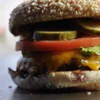 <p>Another burger from TFS Burger Works.</p>