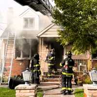 <p>The fire spread into the first floor at 39 North Drive off Berdan Street in Rochelle Park.</p>