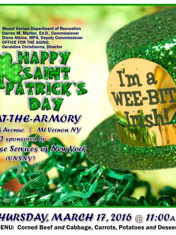 Mount Vernon Recreation Department Celebrates St. Patrick’s Day At Armory