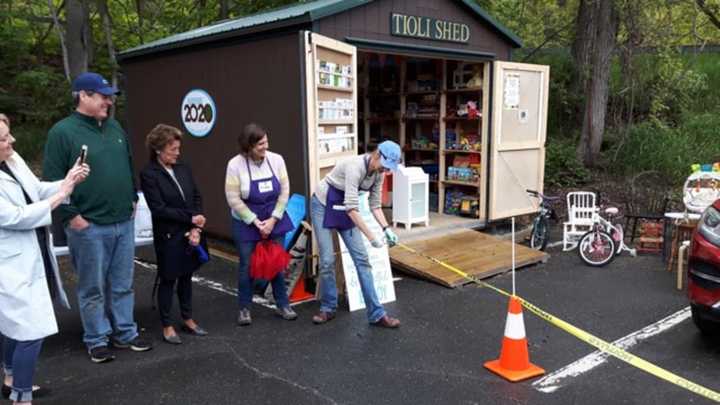 The grand opening of the TIOLI Shed in Bedford.