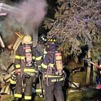 <p>Firefighters had the blaze on Hayes Drive doused within 20 minutes.</p>