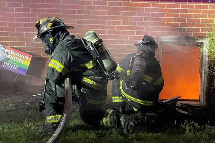 Garage Fire Extends To Hasbrouck Heights Home (PHOTOS)