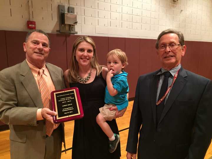 Alfred S. Faust School has named Loren Koch its teacher of the year.