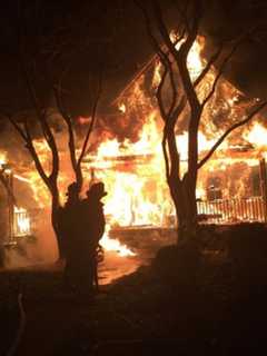 Fire Destroys Two-Family Home In Old Greenwich