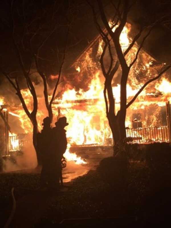 Fire Destroys Two-Family Home In Old Greenwich