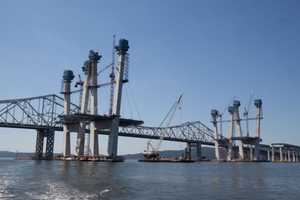 New TZ Bridge: Two Westbound Main Span Towers Done