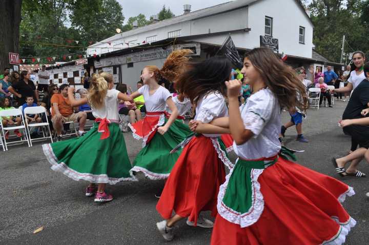 South Orangetown students dance the Neapolitan Tarantella at the Rockland Italian Feast in Tappan.