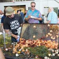 <p>Enjoying the festivities at the Mother Shucker event in Elmsford.</p>