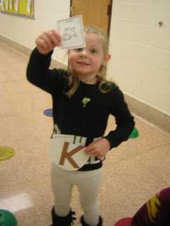 Paramus' Parkway Elementary School Students Learn Letter 'K'