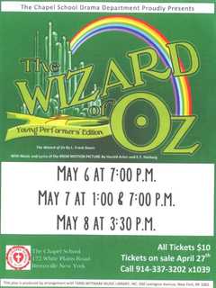 Bronxville's Chapel School Travels 'The Yellow Brick Road' To Oz