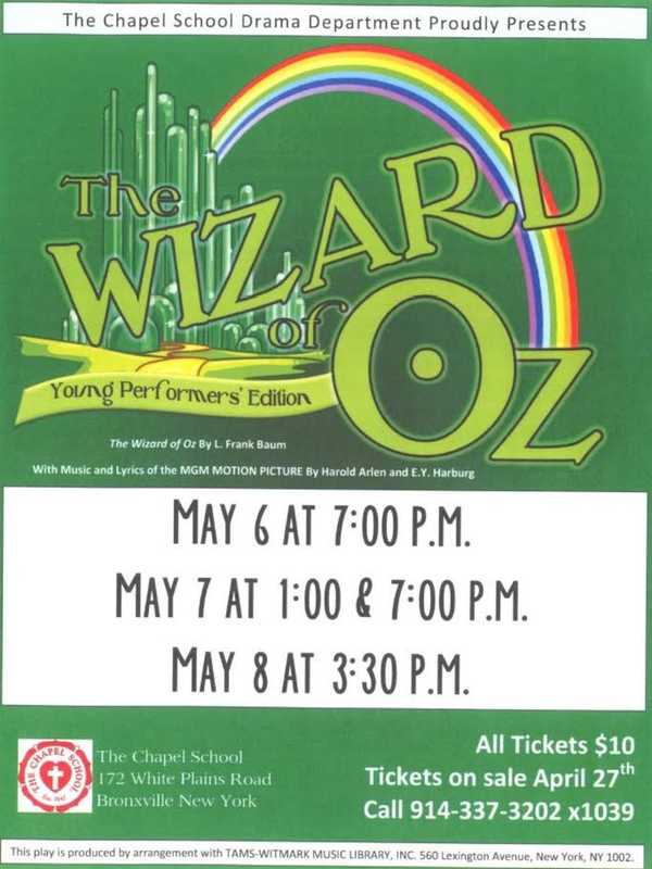 Bronxville's Chapel School Travels 'The Yellow Brick Road' To Oz