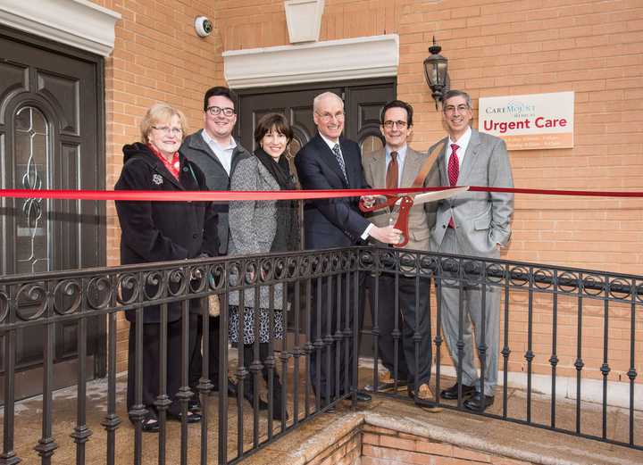 Members of CareMount Medical, as well as local and county officials, gathered to celebrate the grand opening of a the practice&#x27;s new urgent care in Thornwood.