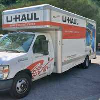 <p>The U-Haul truck used.</p>