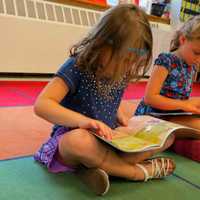 <p>Todd Elementary School kindergarten students on their first day of school.</p>