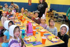 Briarcliff Kindergartners Show Gratitude At Thanksgiving Feast