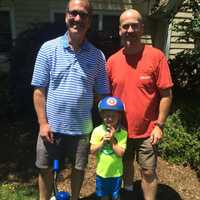 <p>Glen Rock dads Matt Boyle and Dan Kehm got Finn a new bicycle after his was stolen</p>